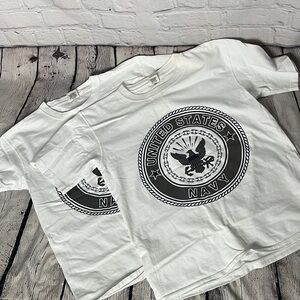 Soffe White United States Navy Tee